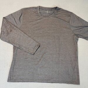 Greyson Shirt Tee T-Shirt Guide Sport Mens 2XL Logo Wolf Gray Nylon Spandex Golf
